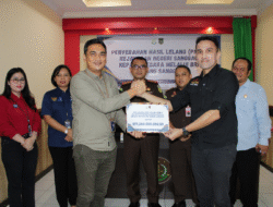 Hasil Lelang BB Inkracht Rp1,38 Miliar Diserahkan ke Kas Negara