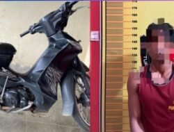 Sat Reskrim Polres Pagar Alam Amankan Pria Muara Pinang, Motor Curian Berhasil Ditemukan