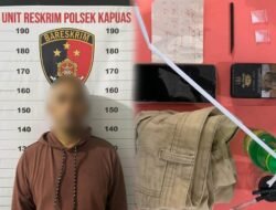 Polsek Kapuas Bongkar Peredaran Sabu di Tanjung Sekayam, Pria 46 Tahun Diciduk