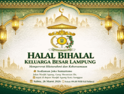 Warga Lampung di Sanggau Gelar Halal Bihalal Perdana, Siap Jadi Agenda Tahunan