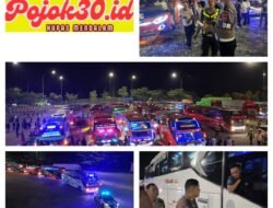 Polisi Kawal Ketat 1.991 Buruh Lampung ke Jakarta Ikuti Aksi May Day 2026
