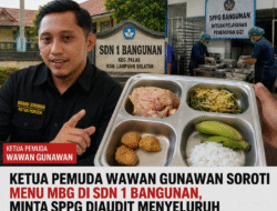 Ketua Pemuda Bangunan Soroti Menu MBG di SDN 1 Bangunan, Minta SPPG Diaudit Menyeluruh