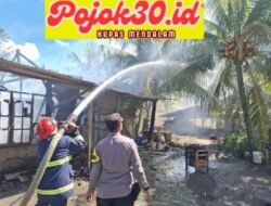 Ditinggal Kondangan, Rumah Warga Sidomulyo Terbakar, Kerugian Capai Rp50 Juta