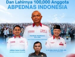 ABPEDNAS Tembus 100 Ribu Anggota, Catat Rekor Baru di Hari Lahir Pancasila 2026