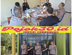 Kasat Binmas Polres Lampung Selatan Sambangi Senkom, Sosialisasikan Layanan Darurat 110
