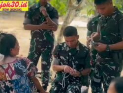 Yonif TP 946/Depati Menumbing Jemput Bola Layani Warga, Bakti Kesehatan Door to Door Perkuat Kedekatan TNI dengan Rakyat
