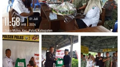 Hari Bhayangkara ke-80, Polsek Palas Buktikan Polri Hadir untuk Masyarakat, Sinergi TNI–Forkopimcam Makin Solid