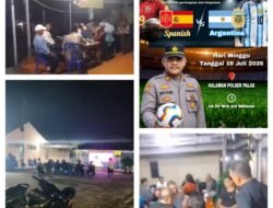 BREAKING NEWS  Polsek Palas Gelar Nobar Final Piala Dunia 2026, Kapolsek Ajak Warga Pererat Silaturahmi Lewat Sepak Bola