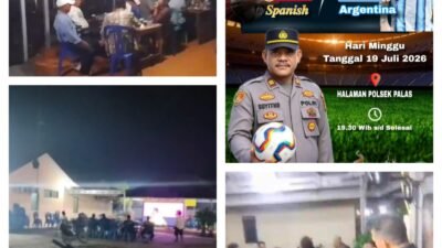 BREAKING NEWS  Polsek Palas Gelar Nobar Final Piala Dunia 2026, Kapolsek Ajak Warga Pererat Silaturahmi Lewat Sepak Bola