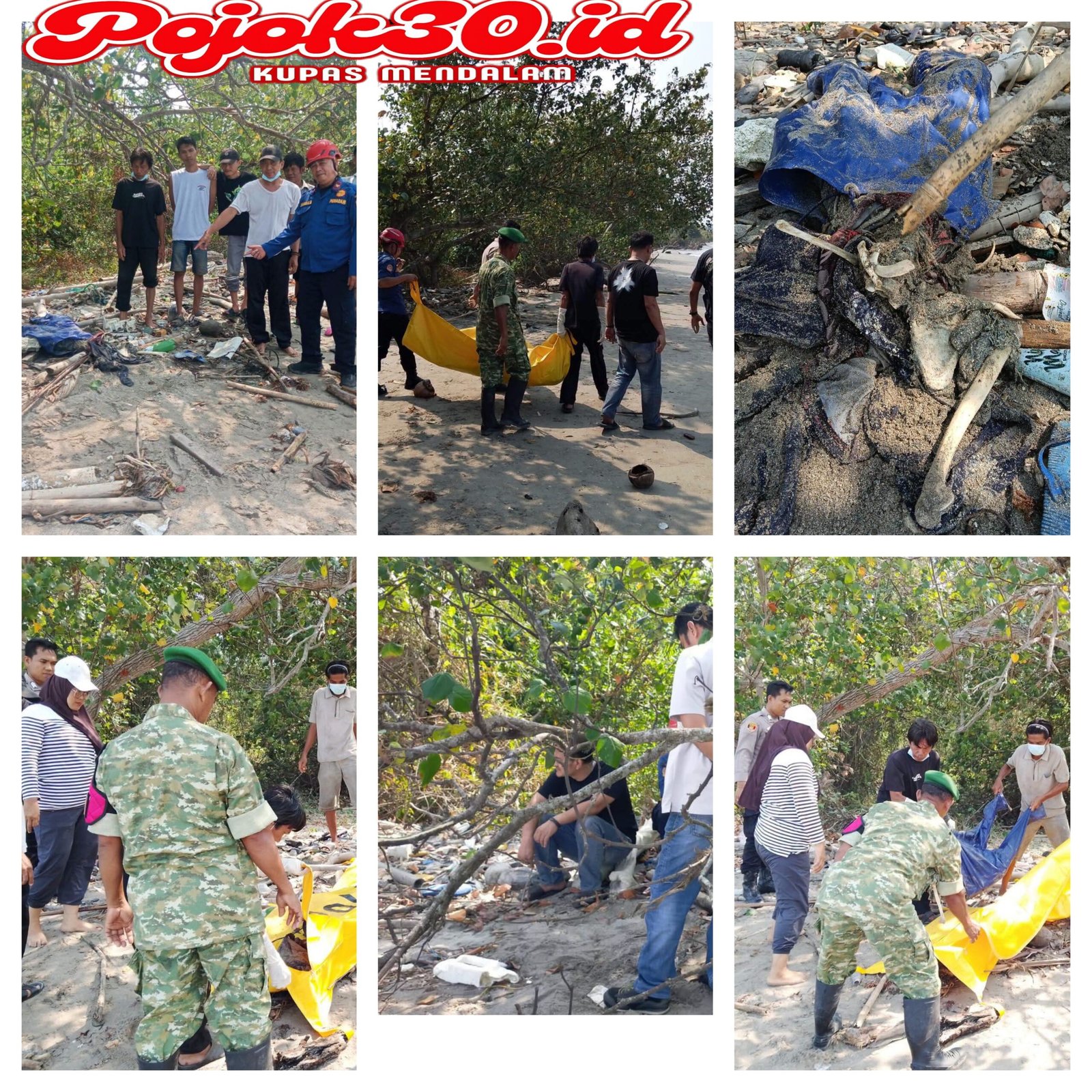 BREAKING NEWS: Warga Legundi Ketapang Geger, Kerangka Manusia Ditemukan Hampir Tertimbun Pasir