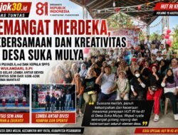 HUT RI ke-81 di Desa Suka Mulya Meriah, Lomba Antar-Divisi Berlanjut Pentas Seni Penerima Manfaat SPPG