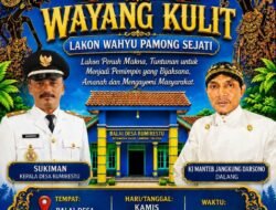 Pagelaran Wayang Kulit Meriahkan HUT ke-56 Desa Bumirestu, Lakon “Wahyu Pamong Sejati” Angkat Pesan Kepemimpinan Berintegritas