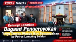 Keluarga Korban Tewas Diduga Dikeroyok Tempuh Jalur Hukum, Laporkan Kasus ke Polres Lampung Selatan