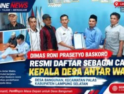 Dimas Roni Prasetyo Baskoro Resmi Daftar sebagai Calon Kepala Desa Antar Waktu Desa Bangunan