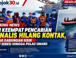 Hari Keempat Pencarian Jurnalis Hilang Kontak, Tim SAR Gabungan Sisir Pulau Sebesi hingga Pulau Umang