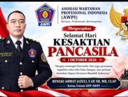 BREAKING NEWS | Ketua Umum DPP AWPI Hengki Ahmat Jazuli: Hari Kesaktian Pancasila Jadi Momentum Jaga Persatuan dan NKRI