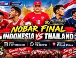 BREAKING NEWS |                                             Kapolsek Palas Ajak Warga Nobar Indonesia vs Thailand, Senin Malam di Pendopo Polsek