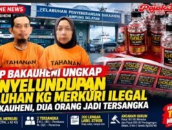 HEADLINE NEWS |                                                      KSKP Bakauheni Bongkar Dugaan Perdagangan Merkuri Ilegal, 61 Botol Disita, Dua Orang Jadi Tersangka