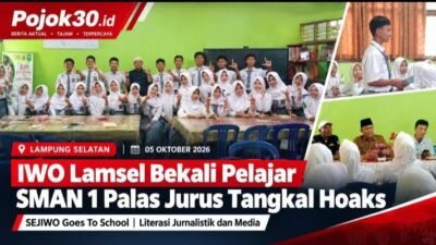 Jangan Asal Share! IWO Lamsel Bongkar Cara Mengenali Hoaks di Hadapan Pelajar SMAN 1 Palas