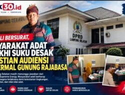 Dua Kali Bersurat, Masyarakat Adat Segekhi Suku Desak Kepastian Audiensi Geotermal Gunung Rajabasa