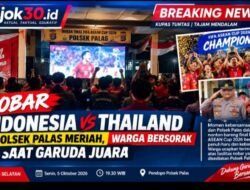 BREAKING NEWS | Nobar Indonesia vs Thailand di Polsek Palas Meriah, Warga Bersorak Saat Garuda Juara
