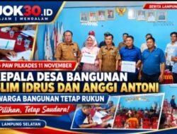 Jelang PAW Pilkades 11 November, PJ Kepala Desa Bangunan Muslim Idrus dan Anggi Antoni Ajak Warga Bangunan Tetap Rukun: Beda Pilihan, Tetap Saudara!